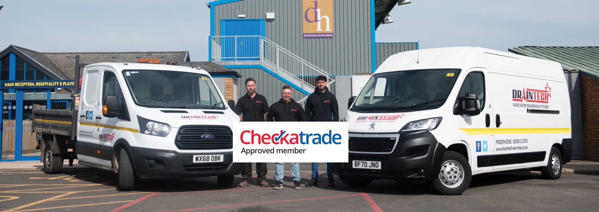 Draintech The Midlands Number 1 Drainage Contractor Sign Up With Checkatrade