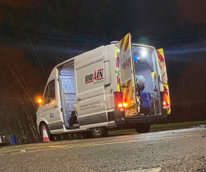 24/7 emergency drainage service at night