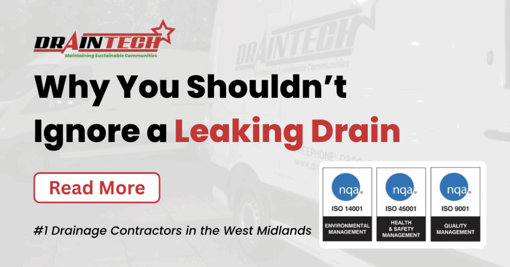 Why You Shouldn’t Ignore a Small Drain Leak - Draintech Services