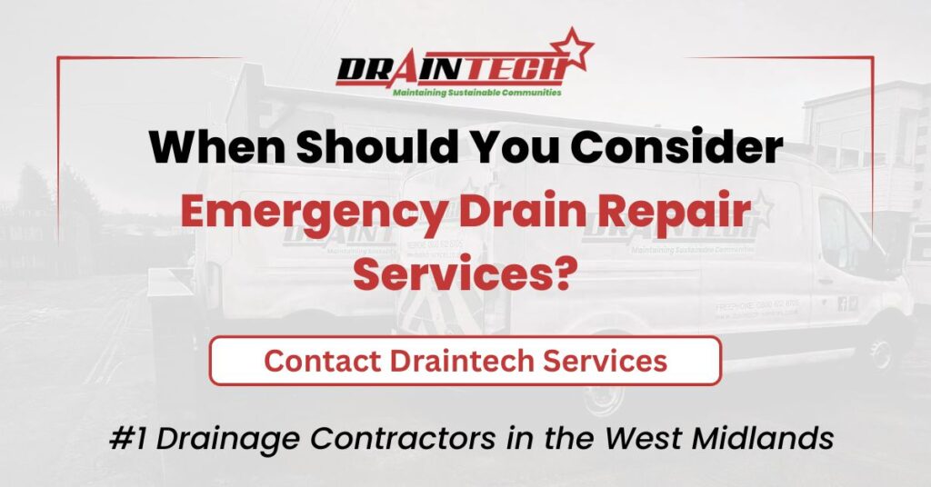 When Should You Consider Emergency Drain Repair Services